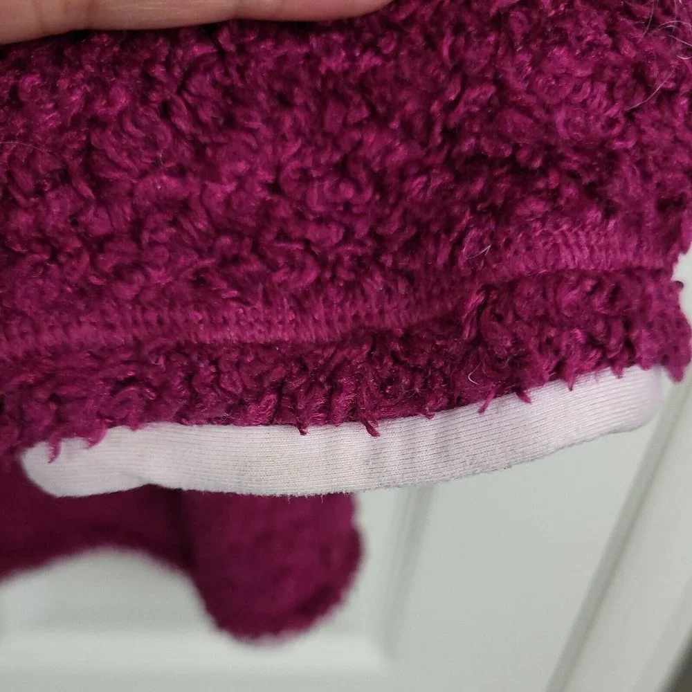 Womens Mountain Hardwear Teddy Purple Pullover Size Medium - Picture 9 of 10